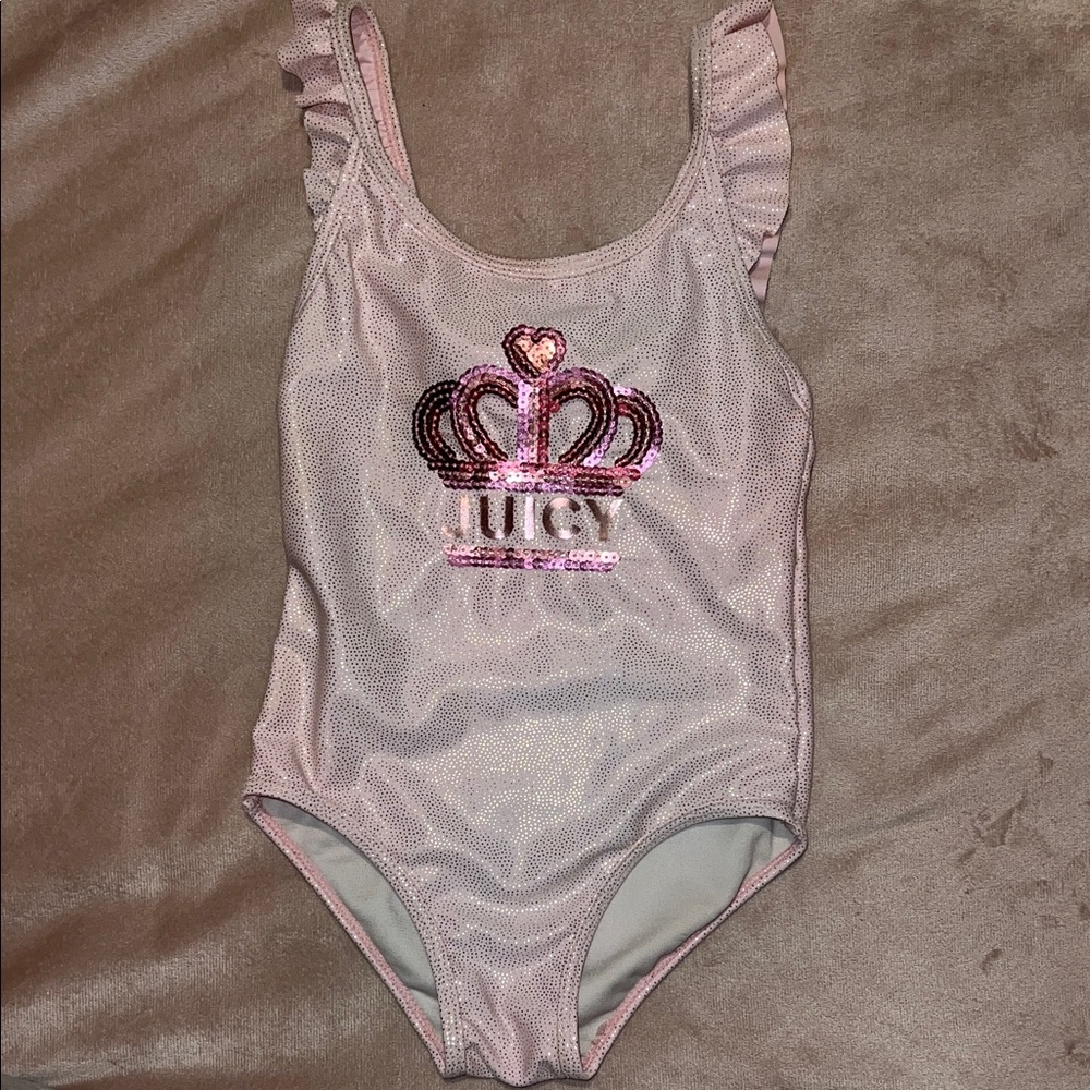 Juicy Couture Pink Crown Kids One Piece